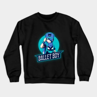 Ballet Boy with Hat Crewneck Sweatshirt